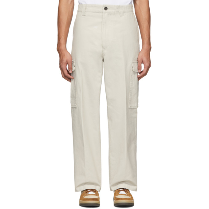 ACNE STUDIOS ACNE STUDIOS BEIGE CANVAS CARGO PANTS