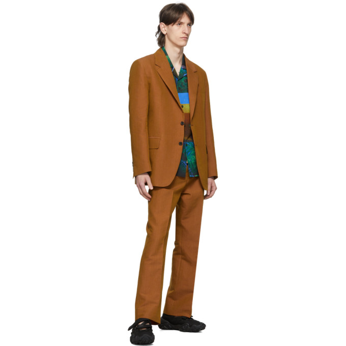 Acne Studios Orange Bootcut Trousers 