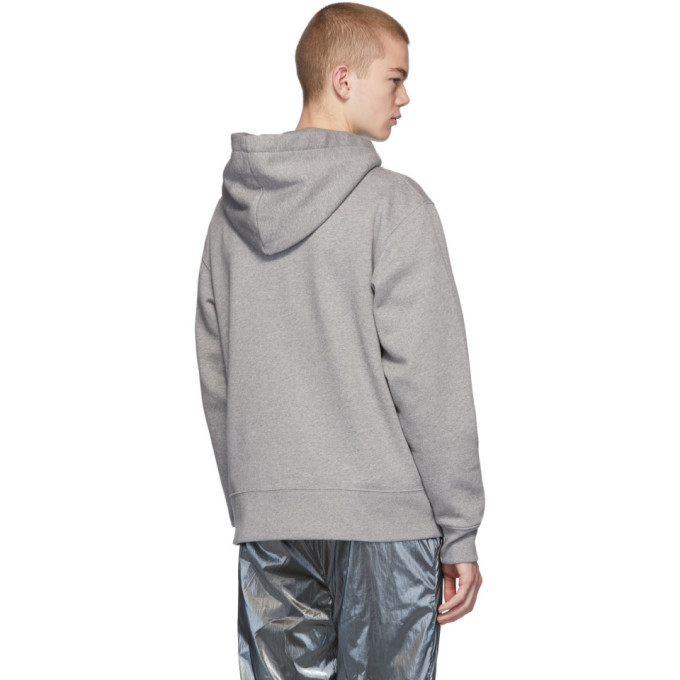 ACNE STUDIOS ACNE STUDIOS GREY MELANGE FERRIS PATCH HOODIE