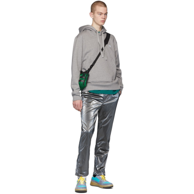 ACNE STUDIOS ACNE STUDIOS GREY MELANGE FERRIS PATCH HOODIE