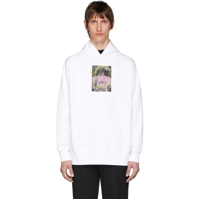 ACNE STUDIOS ACNE STUDIOS WHITE SUMMER SOLSTICE HOODIE