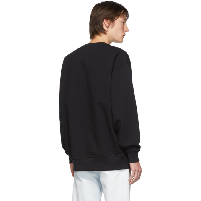 ACNE STUDIOS ACNE STUDIOS BLACK SUMMER SOLSTICE SWEATSHIRT