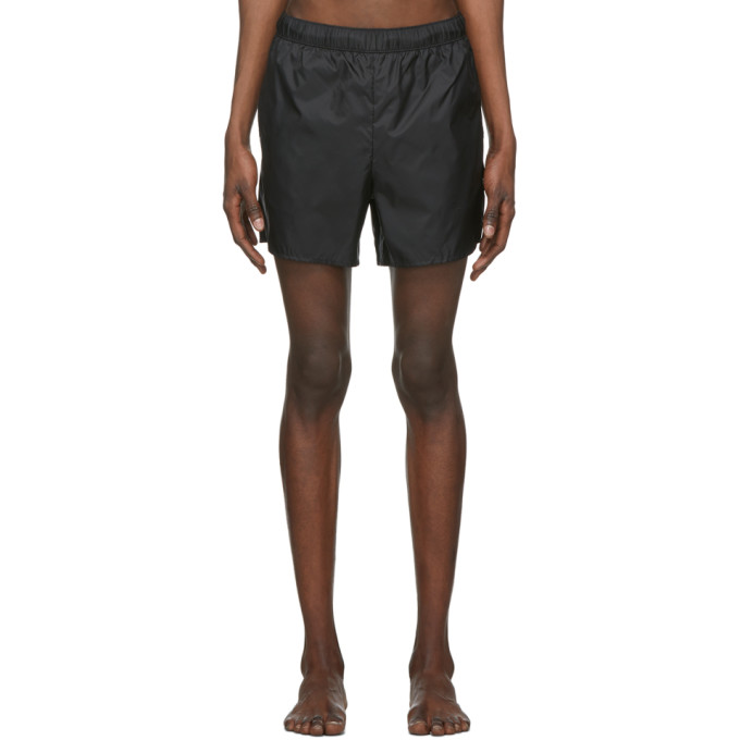 Acne Studios Black Nylon Swim Shorts