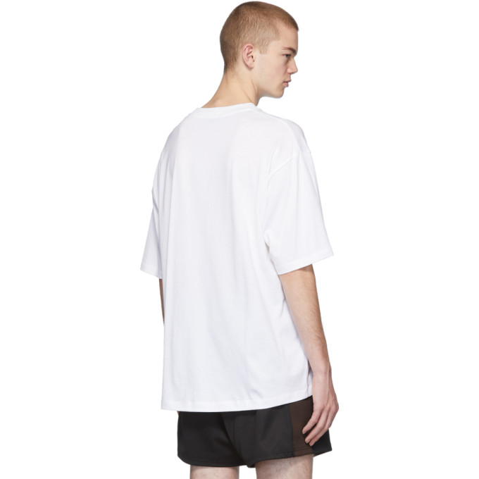 ACNE STUDIOS ACNE STUDIOS WHITE CHECK MOTIF T-SHIRT
