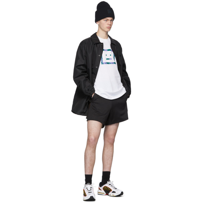ACNE STUDIOS ACNE STUDIOS WHITE CHECK MOTIF T-SHIRT