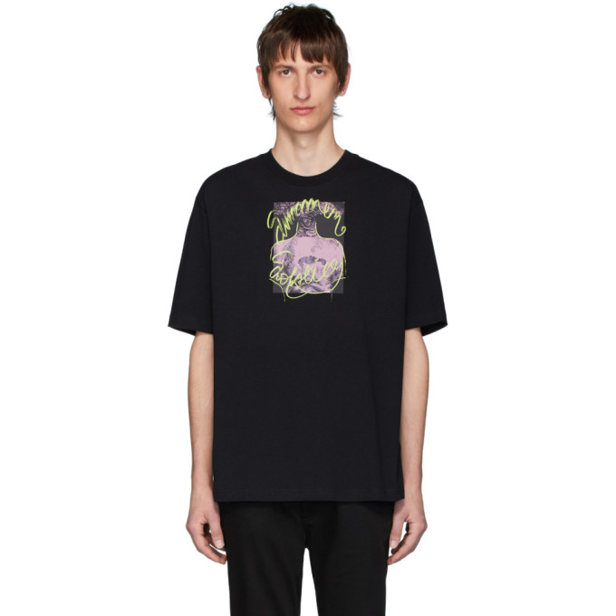 ACNE STUDIOS ACNE STUDIOS BLACK SUMMER SOLSTICE T-SHIRT