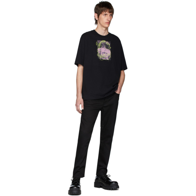 ACNE STUDIOS ACNE STUDIOS BLACK SUMMER SOLSTICE T-SHIRT
