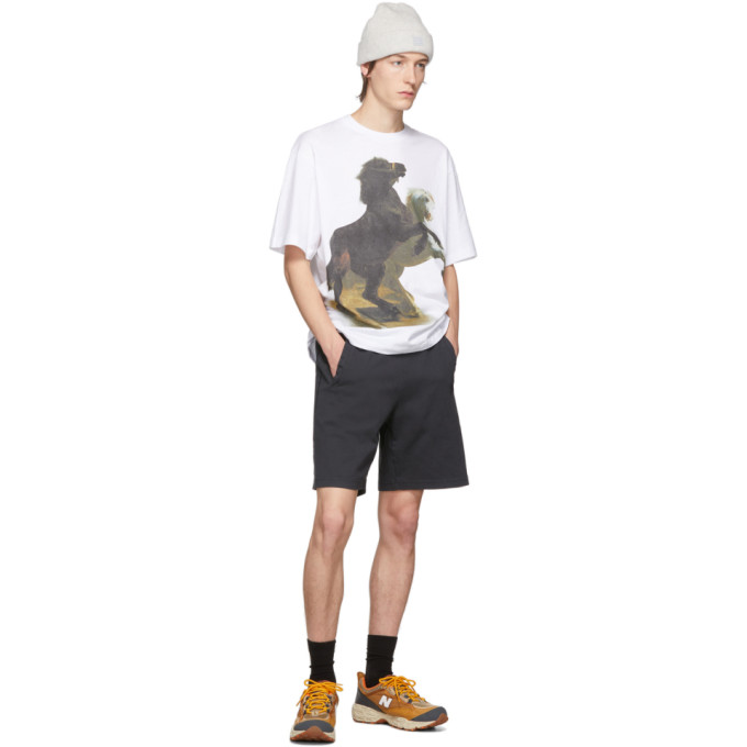 ACNE STUDIOS ACNE STUDIOS WHITE HORSE-PRINT T-SHIRT