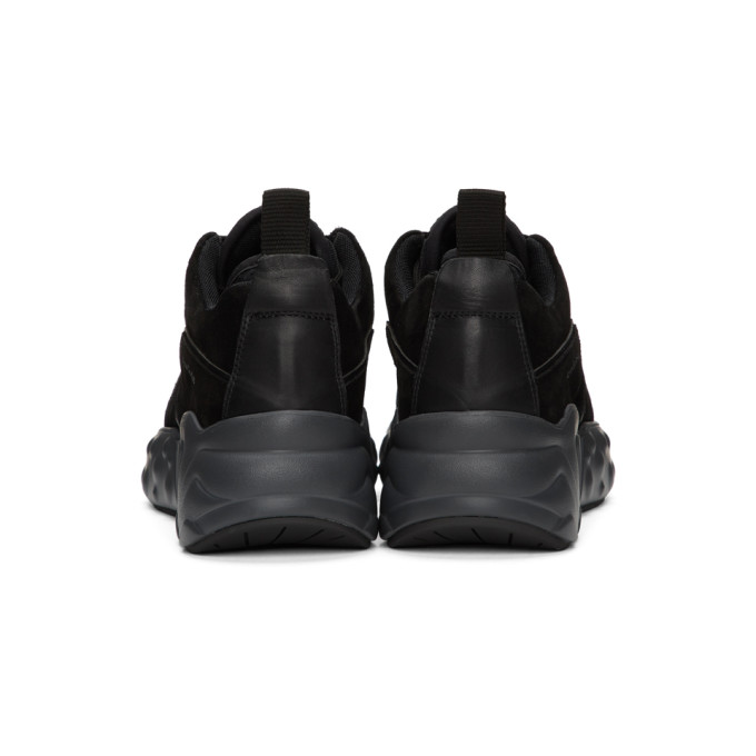 ACNE STUDIOS ACNE STUDIOS BLACK SUEDE ROCKAWAY SNEAKERS