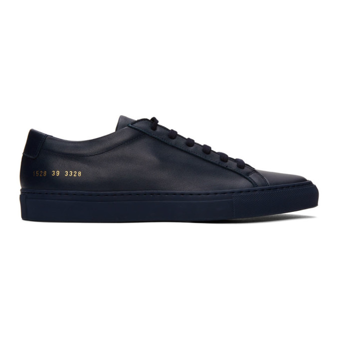 COMMON PROJECTS COMMON PROJECTS NAVY ACHILLES LOW SNEAKERS
