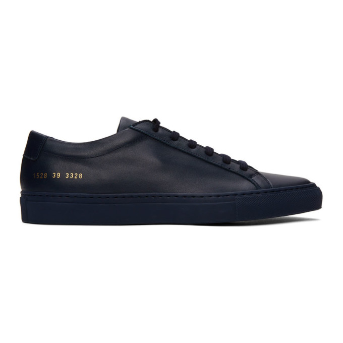 common projects navy sneakers