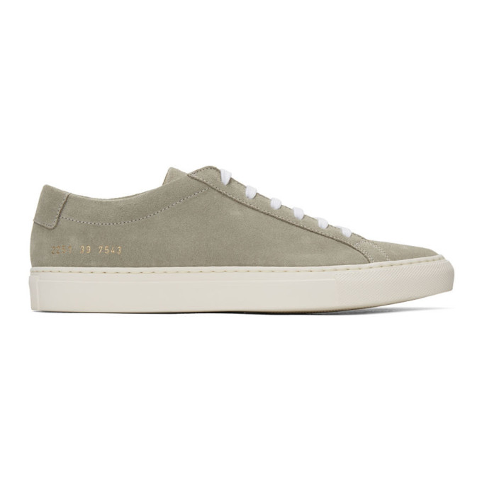 common projects achilles low suede grey