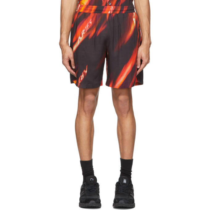 ARIES ARIES MULTICOLOR FYRE BOARD SHORTS