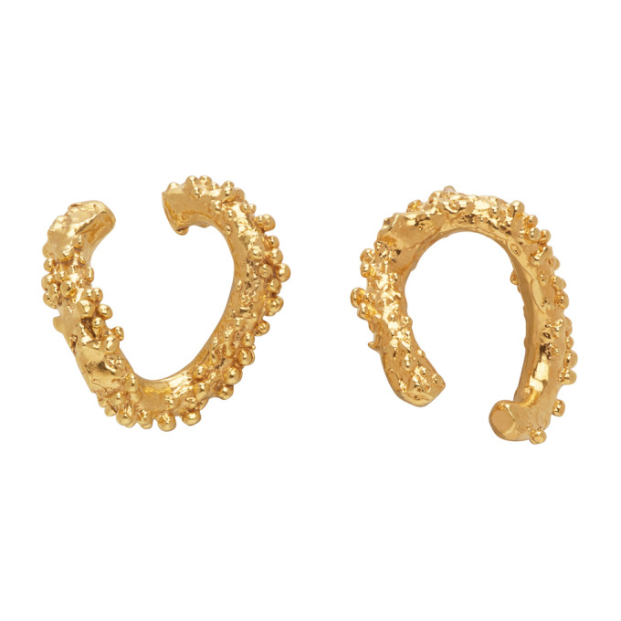 Alighieri Gold The Night Shift Earrings In 24 Gold