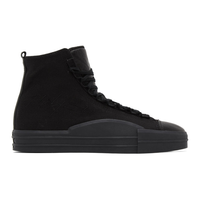 Y-3 Y-3 BLACK YUBEN MID SNEAKERS