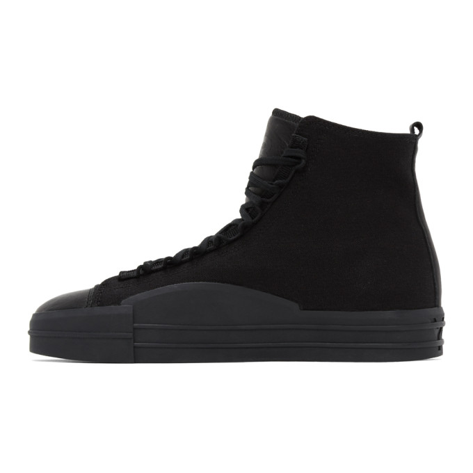 Y-3 Y-3 BLACK YUBEN MID SNEAKERS