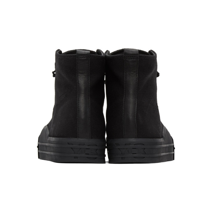 Y-3 Y-3 BLACK YUBEN MID SNEAKERS