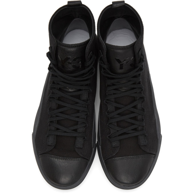 Y-3 Y-3 BLACK YUBEN MID SNEAKERS