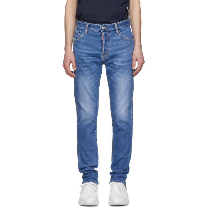 DSQUARED2 DSQUARED2 BLUE SEXY MERCURY PROPER WASH JEANS