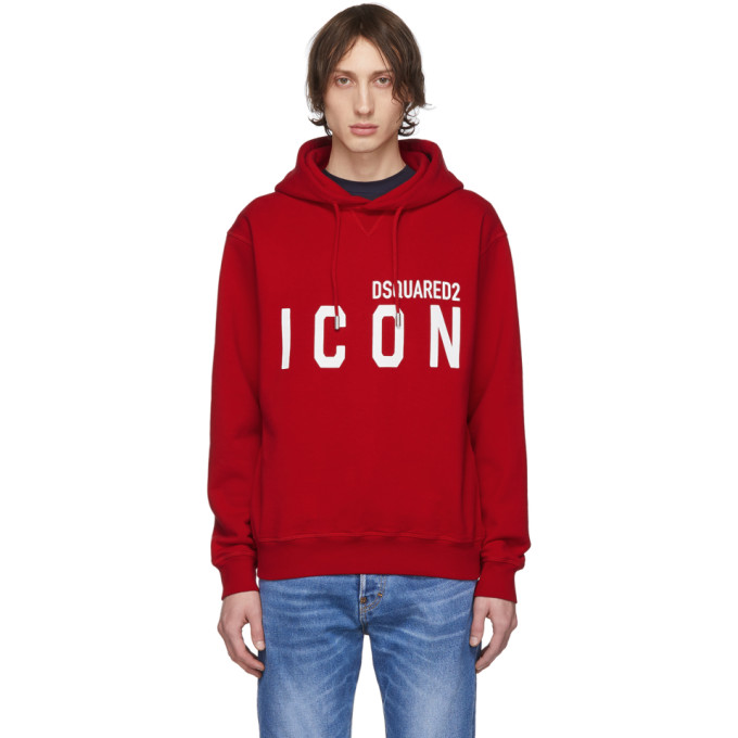 DSQUARED2 DSQUARED2 RED ICON HOODIE