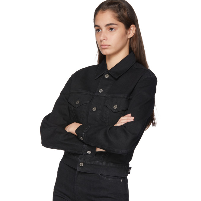 HELMUT LANG HELMUT LANG BLACK DENIM MASC TRUCKER JACKET