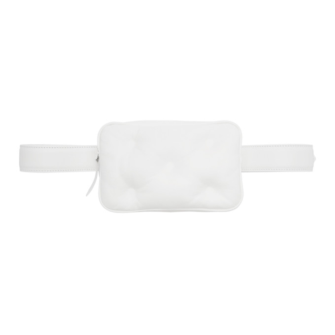 MAISON MARGIELA MAISON MARGIELA WHITE GLAM SLAM WAIST POUCH