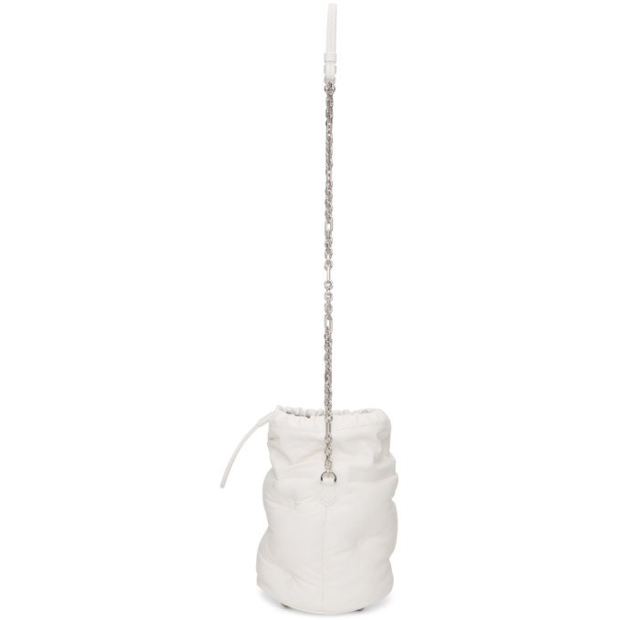 MAISON MARGIELA MAISON MARGIELA WHITE GLAM SLAM BUCKET BAG
