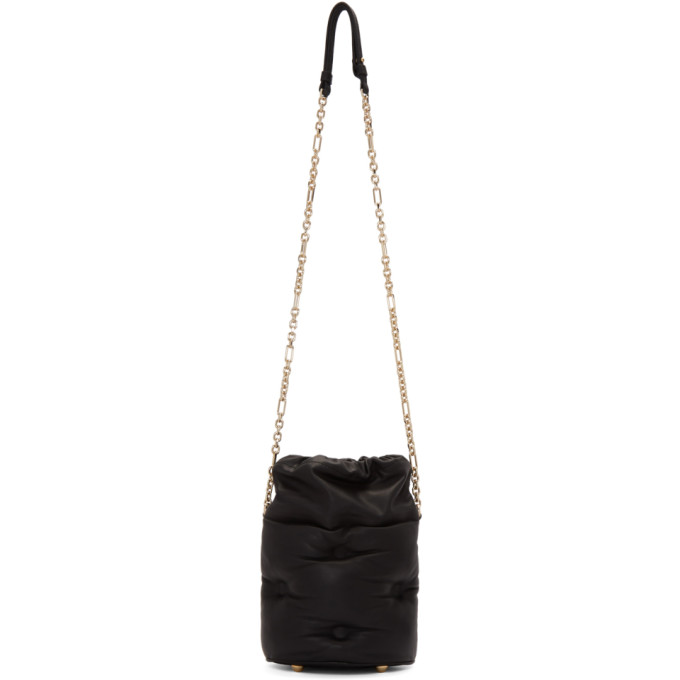 MAISON MARGIELA MAISON MARGIELA BLACK GLAM SLAM BUCKET BAG