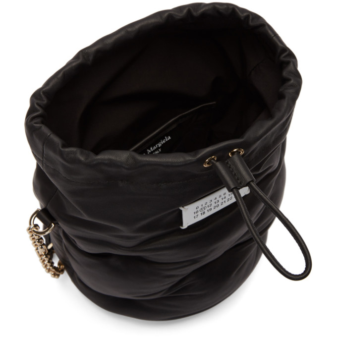 MAISON MARGIELA MAISON MARGIELA BLACK GLAM SLAM BUCKET BAG