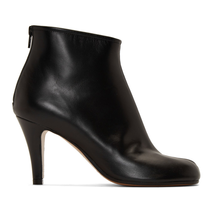 MAISON MARGIELA MAISON MARGIELA BLACK STILETTO TABI BOOTS