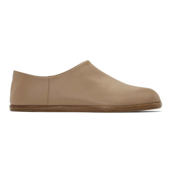 MAISON MARGIELA MAISON MARGIELA BEIGE TABI BABOUCHE LOAFERS