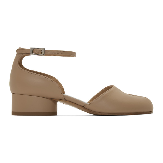 Maison Margiela Tan Tabi Mary Jane Heels
