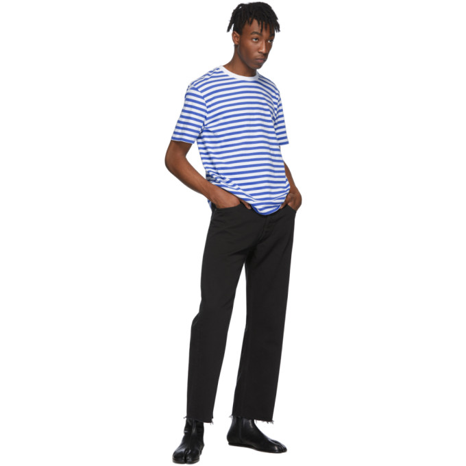 MAISON MARGIELA MAISON MARGIELA BLACK GARMENT-DYED JEANS