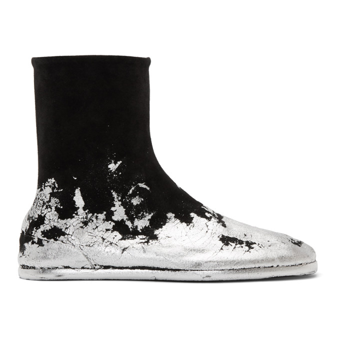 margiela tabi boots black