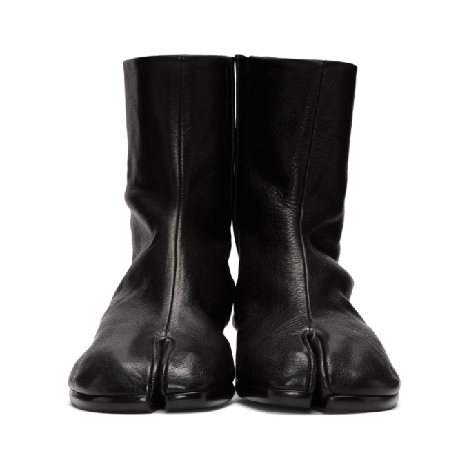 MAISON MARGIELA MAISON MARGIELA BLACK SUPPLE TABI BOOTS