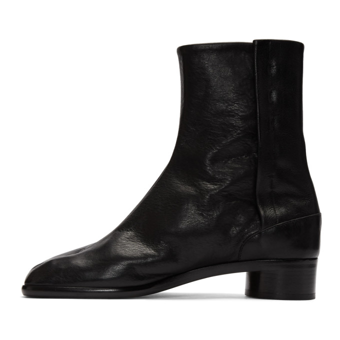 MAISON MARGIELA MAISON MARGIELA BLACK SUPPLE TABI BOOTS