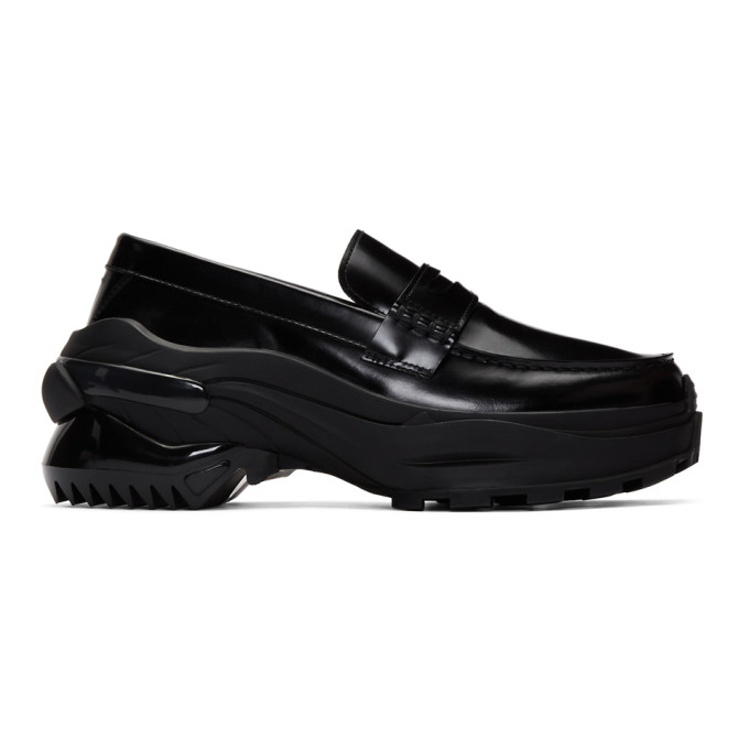 MAISON MARGIELA MAISON MARGIELA BLACK CROSS LOAFERS