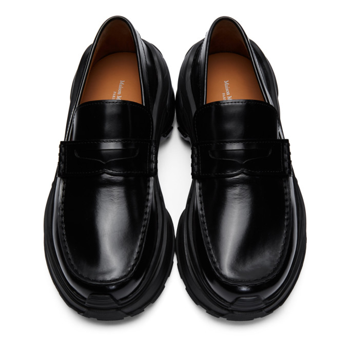 MAISON MARGIELA MAISON MARGIELA BLACK CROSS LOAFERS