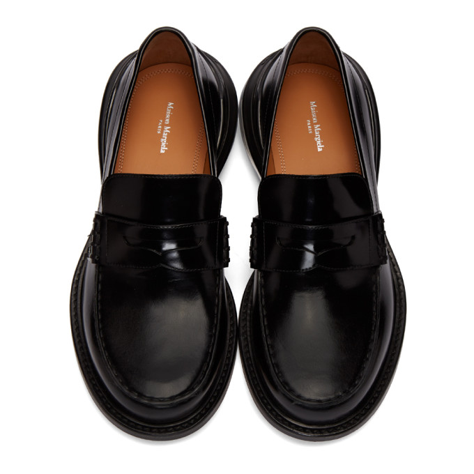 MAISON MARGIELA MAISON MARGIELA BLACK AIRBAG LOAFERS