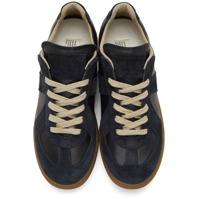 MAISON MARGIELA Navy Replica Sneakers