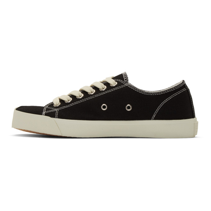 MAISON MARGIELA BLACK TABI SNEAKERS