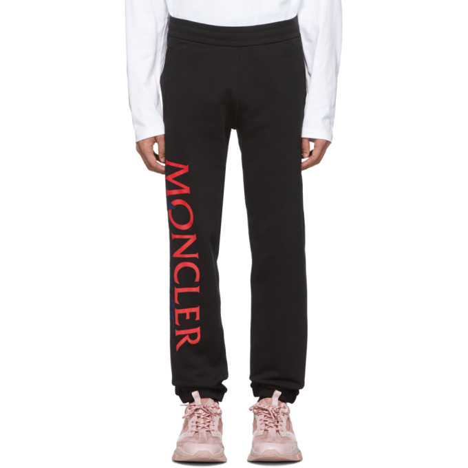 Moncler Genius 2 Moncler 1952 Black Awake NY Edition Logo Lounge Pants