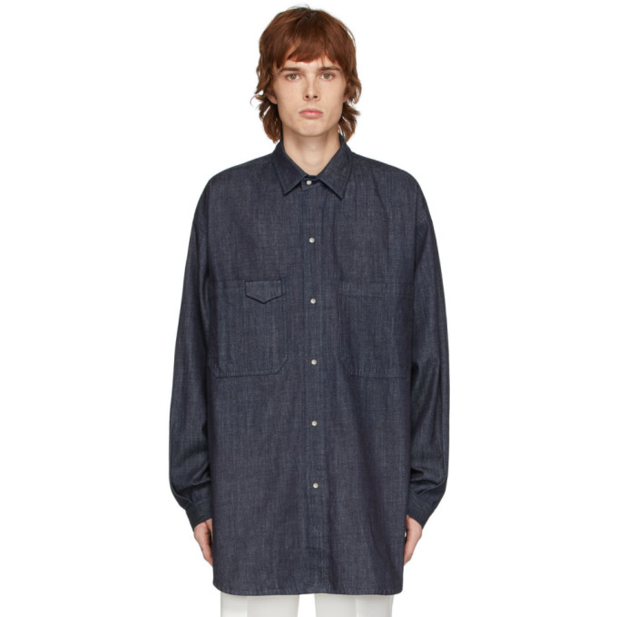 Random Identities Indigo Denim Mosquito Shirt