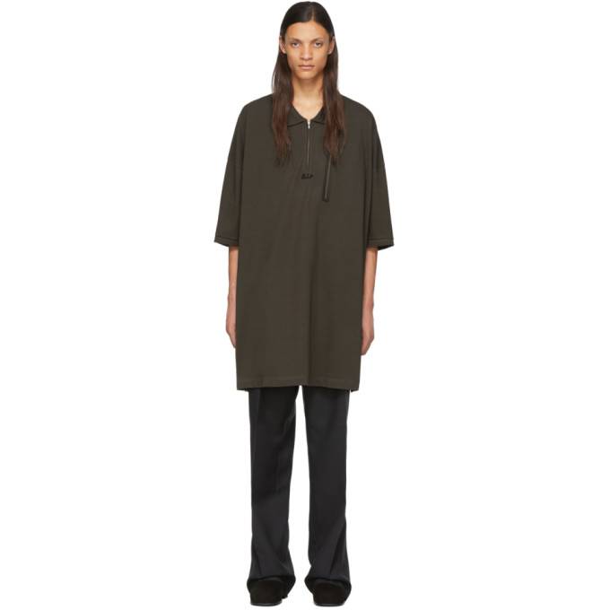 Random Identities Khaki Oversized Polo