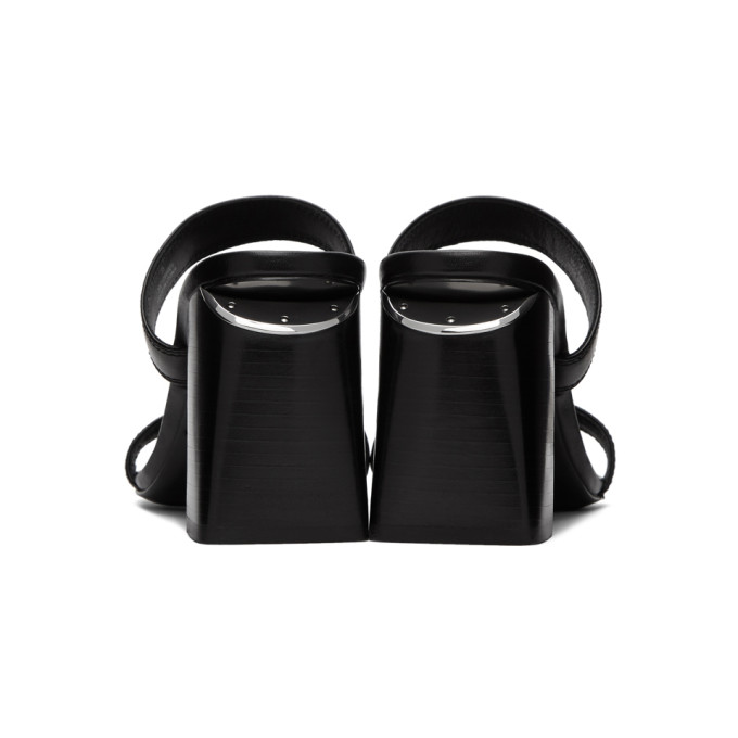 ALEXANDER WANG ALEXANDER WANG BLACK HAYDEN HEELED SANDALS