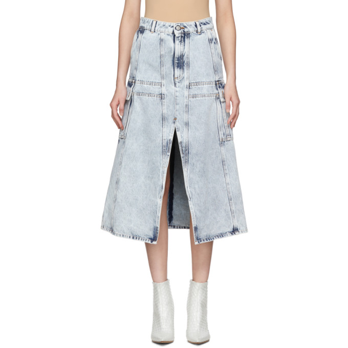 mm6 denim skirt