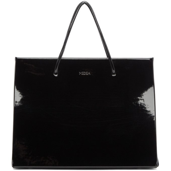 MEDEA MEDEA BLACK VINYL PRIMA HANNA BAG