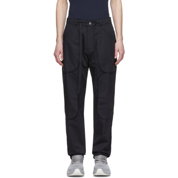 NAHMIAS NAHMIAS SSENSE EXCLUSIVE NAVY WORKMAN CARGO PANTS