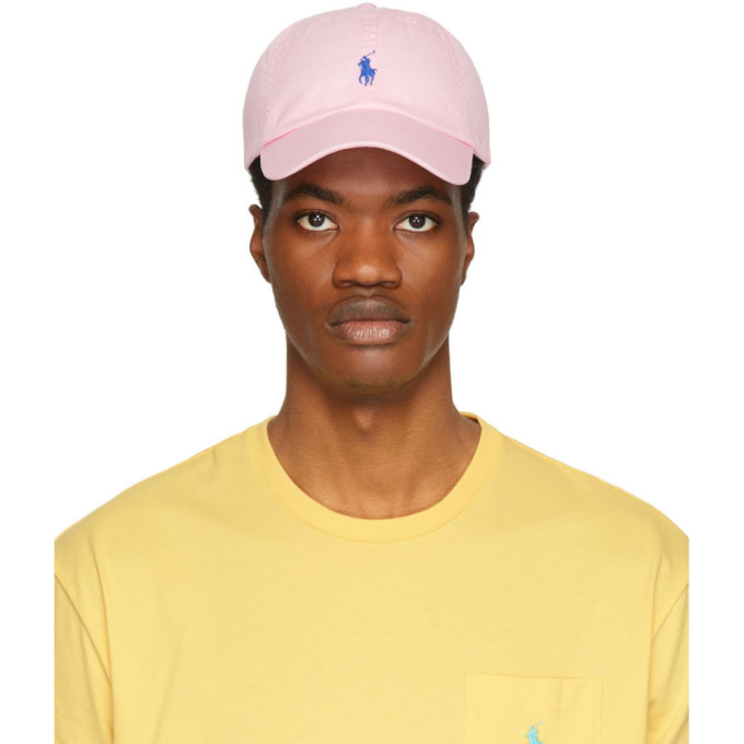 ralph lauren pink cap