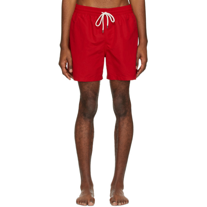 POLO RALPH LAUREN POLO RALPH LAUREN RED TRAVELER SWIM SHORTS